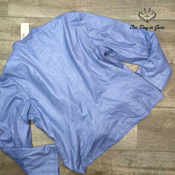 Chico's Ruffle Edge Long Sleeve Jacket Size 3 (16) - Picture 5 of 5